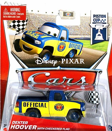 CARS (Auta) - Dexter Hoover with Checkered Flag (Dexter Hoover s kostkovaným praporkem)