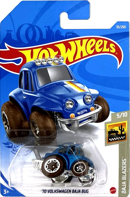 HOT WHEELS - '70 Volkswagen Baja Bug Blue (C9)