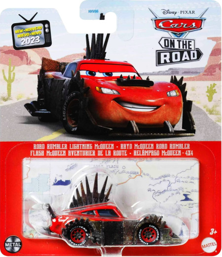 CARS (Auta) - Road Rumbler Lightning McQueen (Blesk jako pankáč)