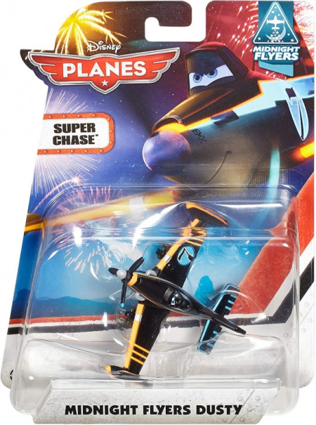 PLANES (Letadla) - Midnight Flyers Dusty (Prášek) - SUPER CHASE (exkluzivní model) - přelepený obal