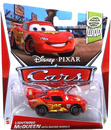 CARS 2 (Auta 2) - Lightning McQueen with Racing Wheels (Blesk) | Auta Hračky