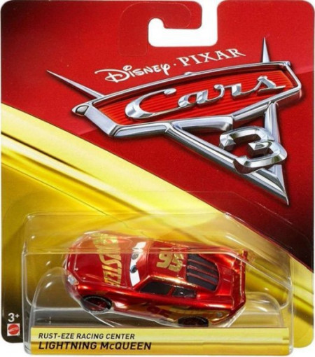 CARS 3 (Auta 3) - Rust-Eze Racing Center Lightning McQueen (metalický) - přelepený obal