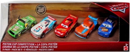 CARS 3 (Auta 3) - 5pack Piston Cup Competition