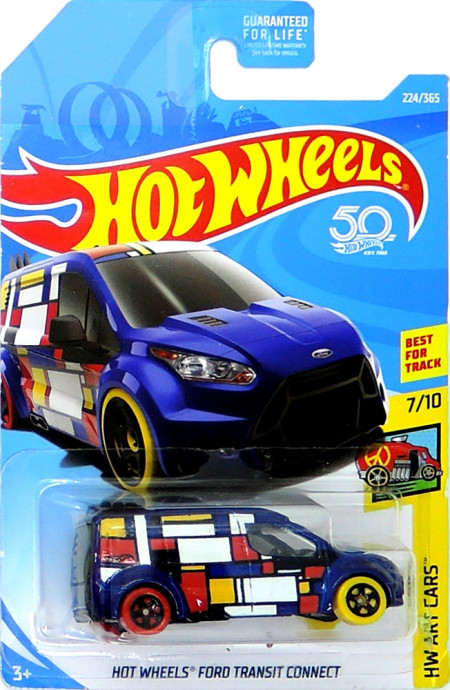 HOT WHEELS - Ford Transit Connect Blue (B10)