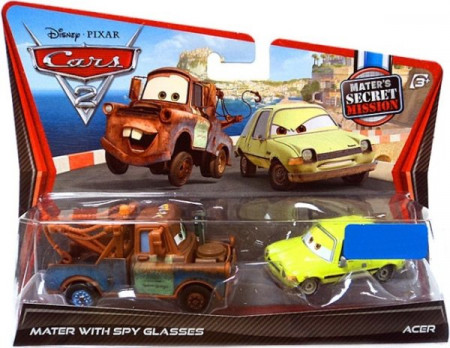 CARS 2 (Auta 2) - Mater with Spy Glasses + Acer