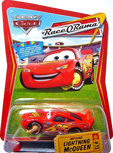 CARS (Auta) - Impound McQueen - Race O Rama (Blesk McQueen s botičkou na kole)