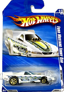 HOT WHEELS - Ford Mustang Funny Car White (C8)