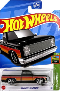 HOT WHEELS - '83 Chevy Silverado Black (E1)