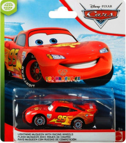 CARS 3 (Auta 3) - Lightning McQueen with Racing Wheels (Blesk) - výrazně poškozený obal