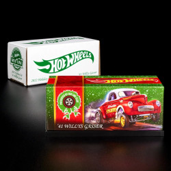 HOT WHEELS - RLC Exclusive ’41 Willys Gasser Holiday Car - Oxblood