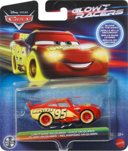 CARS (Auta) - Lightning McQueen (Blesk) - GLOW RACERS (svítí ve tmě)