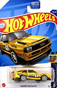 HOT WHEELS - '84 Audi Sport Quattro Yellow (E2)