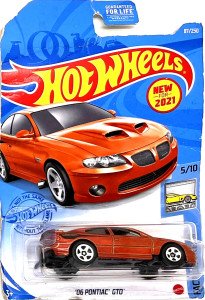 HOT WHEELS - '06 Pontiac GTO - DarkOrange (E2)