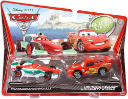 Cars 2 (Auta 2) - Francesco Bernoulli + Lightning McQueen with Party Wheels