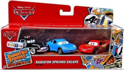 CARS (Auta) - 3pack Radiator Springs Escape (Sheriff+Sally+Lightning McQueen)