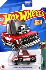 HOT WHEELS - Toon'd '83 Chevy Silverado Red (E1)