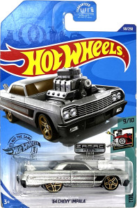 HOT WHEELS - '64 Chevy Impala Silver (C6)