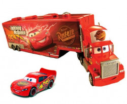 Cars (Auta) Mack Truck (rozkládací kamion) + Lightning McQueen (Blesk)