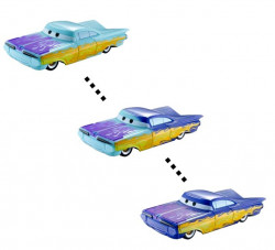 CARS 2 (Auta 2) - Color Changers Ramone (měnící barvu)