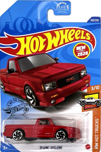 HOT WHEELS - '91 GMC Syclone Red (C5)