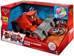 CARS 2 (Auta 2) - Color Changers Chase & Change Frank + Lightning McQueen (Blesk)