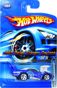 HOT WHEELS - 1969 Dodge Charger Daytona (Blue) (B1)