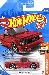 HOT WHEELS - '91 GMC Syclone Red (C6)