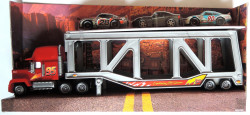 Cars (Auta) Mack Transporter + Nitroade + Bob Cutlass + Bumper Save - bez krabice