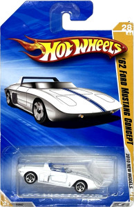 HOT WHEELS - '62 Ford Mustang Concept White (C8)