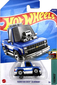 HOT WHEELS - Toon'd '83 Chevy Silverado LightBlue (E1)