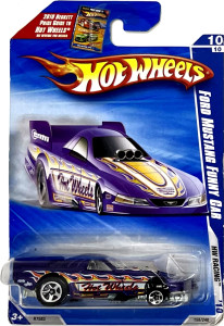 HOT WHEELS - Ford Mustang Funny Car Violet (C8)