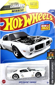 HOT WHEELS - 1970 Pontiac Firebird White (C1)