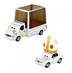 CARS 2 Deluxe (Auta 2) - The Popemobile + Pope Pinion IV
