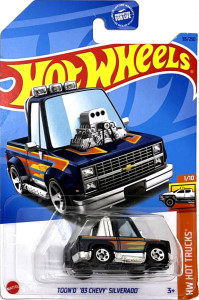 HOT WHEELS - Toon'd '83 Chevy Silverado DarkBlue (E1)
