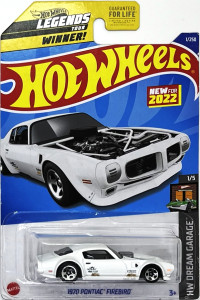 HOT WHEELS - 1970 Pontiac Firebird White (C4)