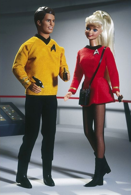 BARBIE a KEN 30th Anniversary Star Trek (30. výročí Star Trek) - poškozený obal