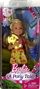 CHELSEA with Yellow Bunny (Chelsea se žlutým králíčkem) - Barbie & her Sisters in a Pony Tale, rok 2012