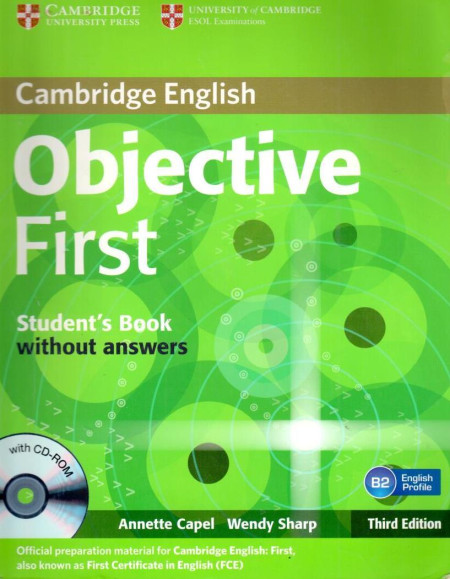 Cambridge English, Objective first, Student´s book without answers