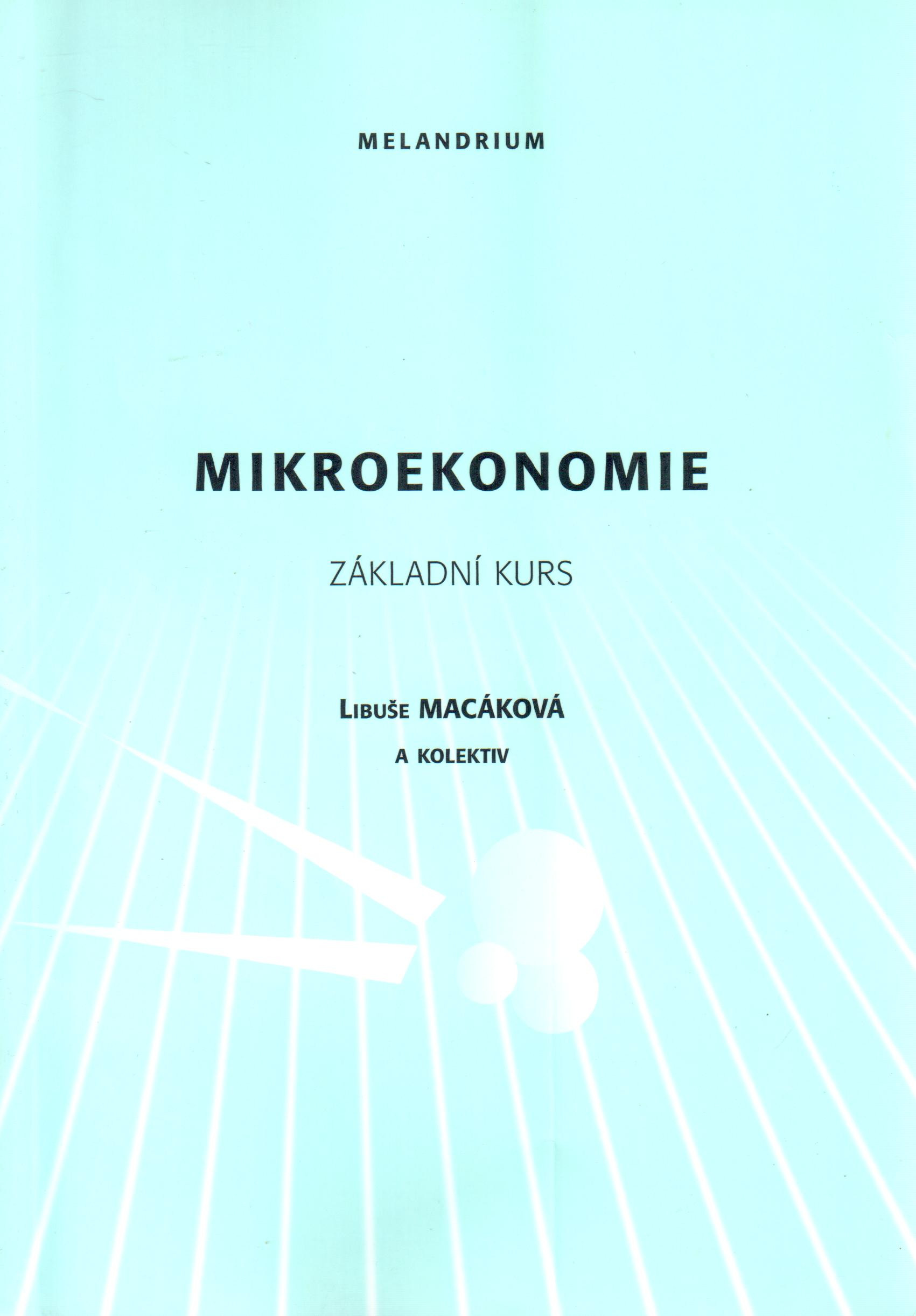 Mikroekonomie - Základní kurs - Náhled učebnice