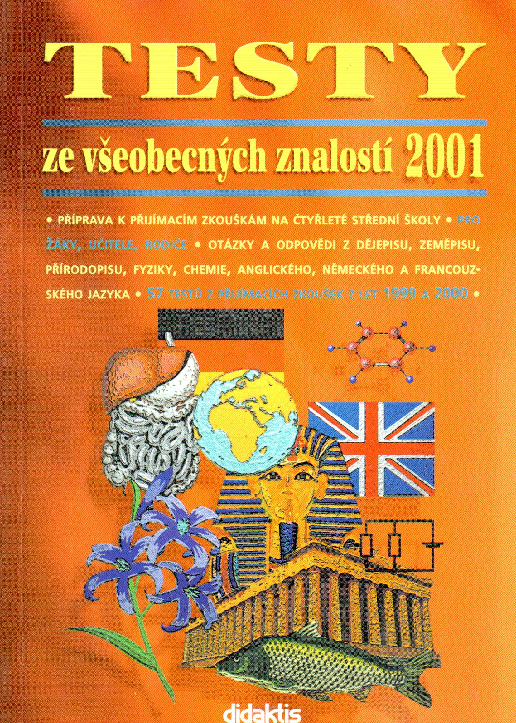 Testy ze všeobecných znalostí 2001 - Náhled učebnice
