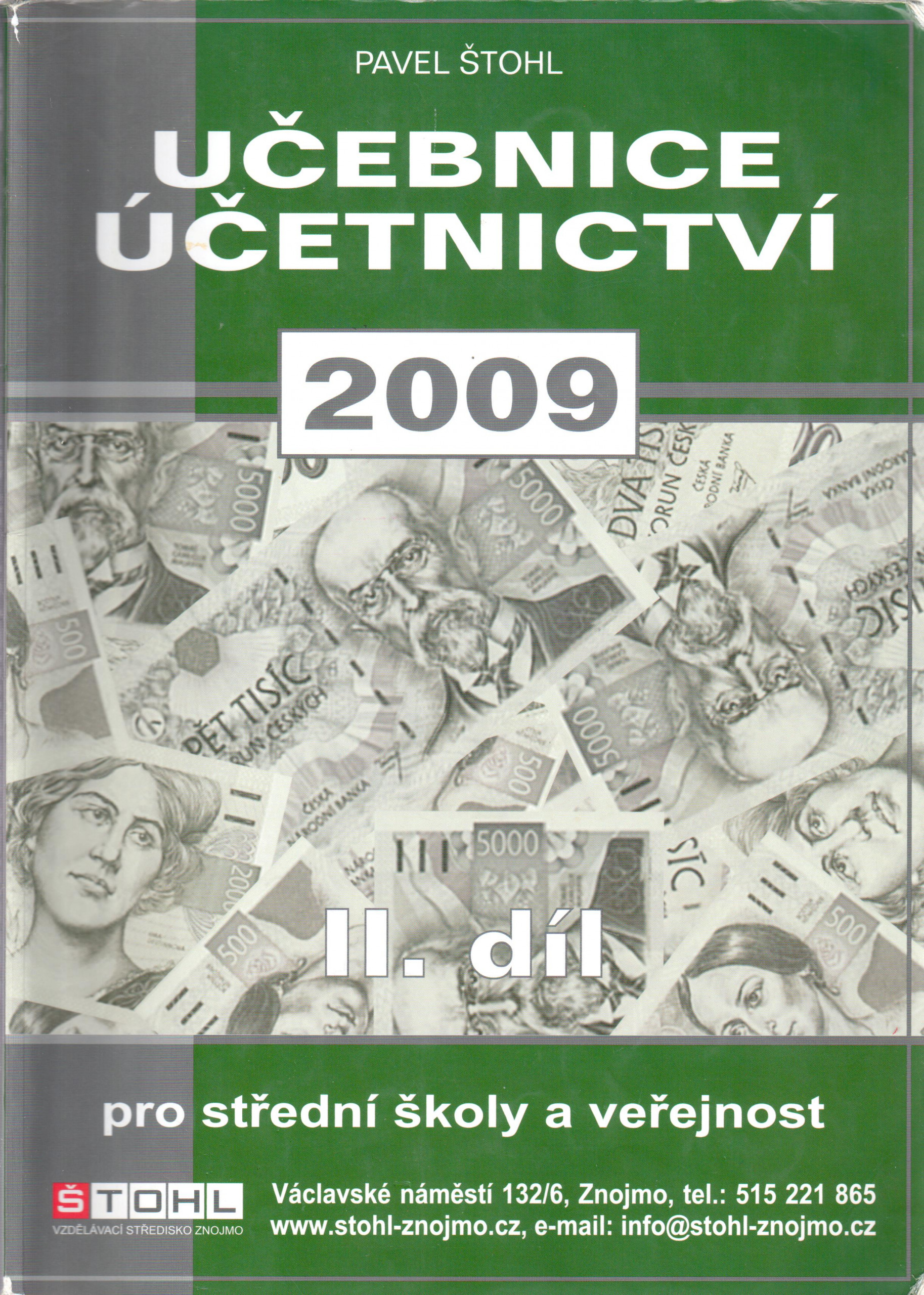 Učebnice účetnictví 2009 pro střední školy a veřejnost, 2.díl - Náhled učebnice