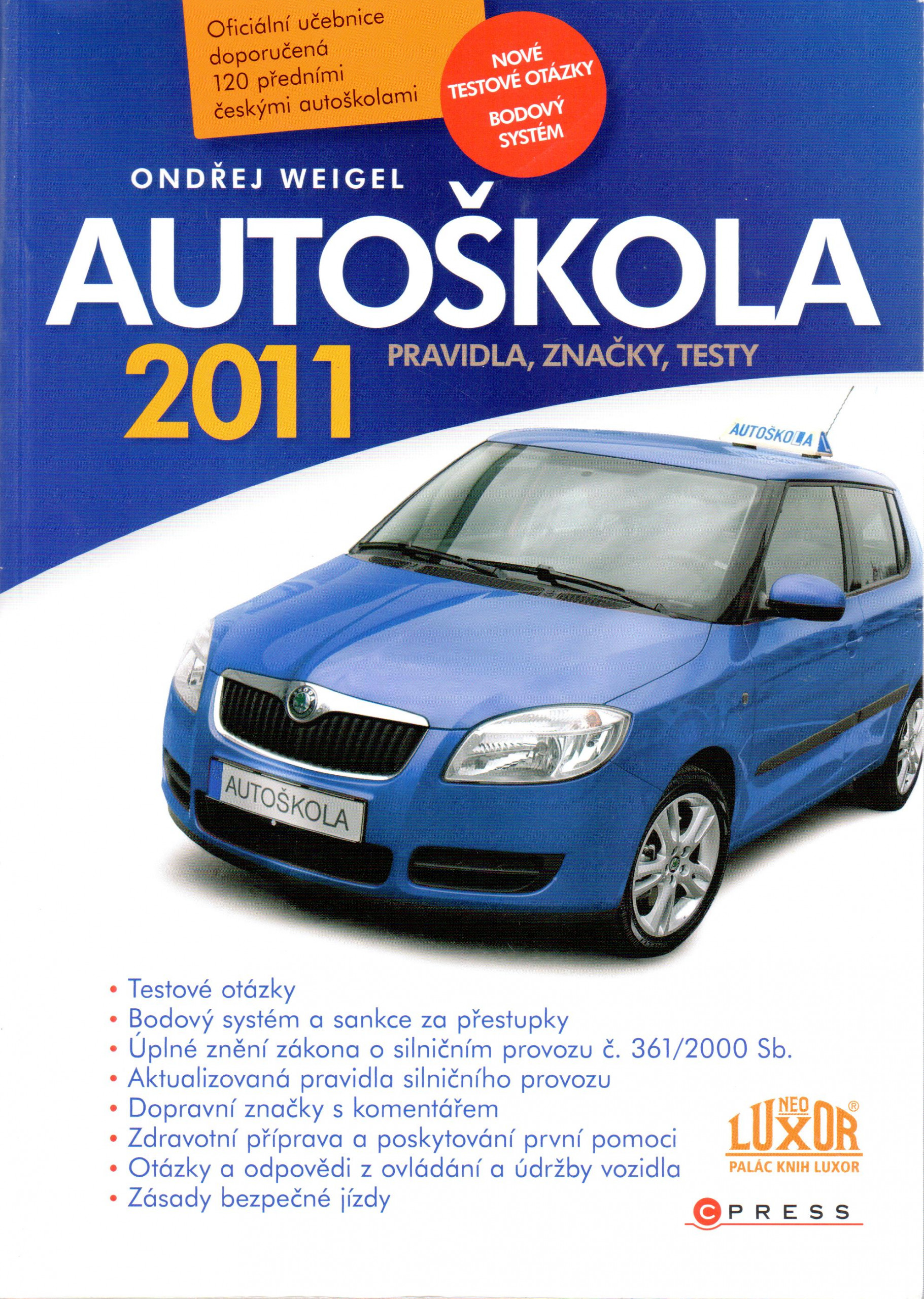 Autoškola 2011 - Náhled učebnice