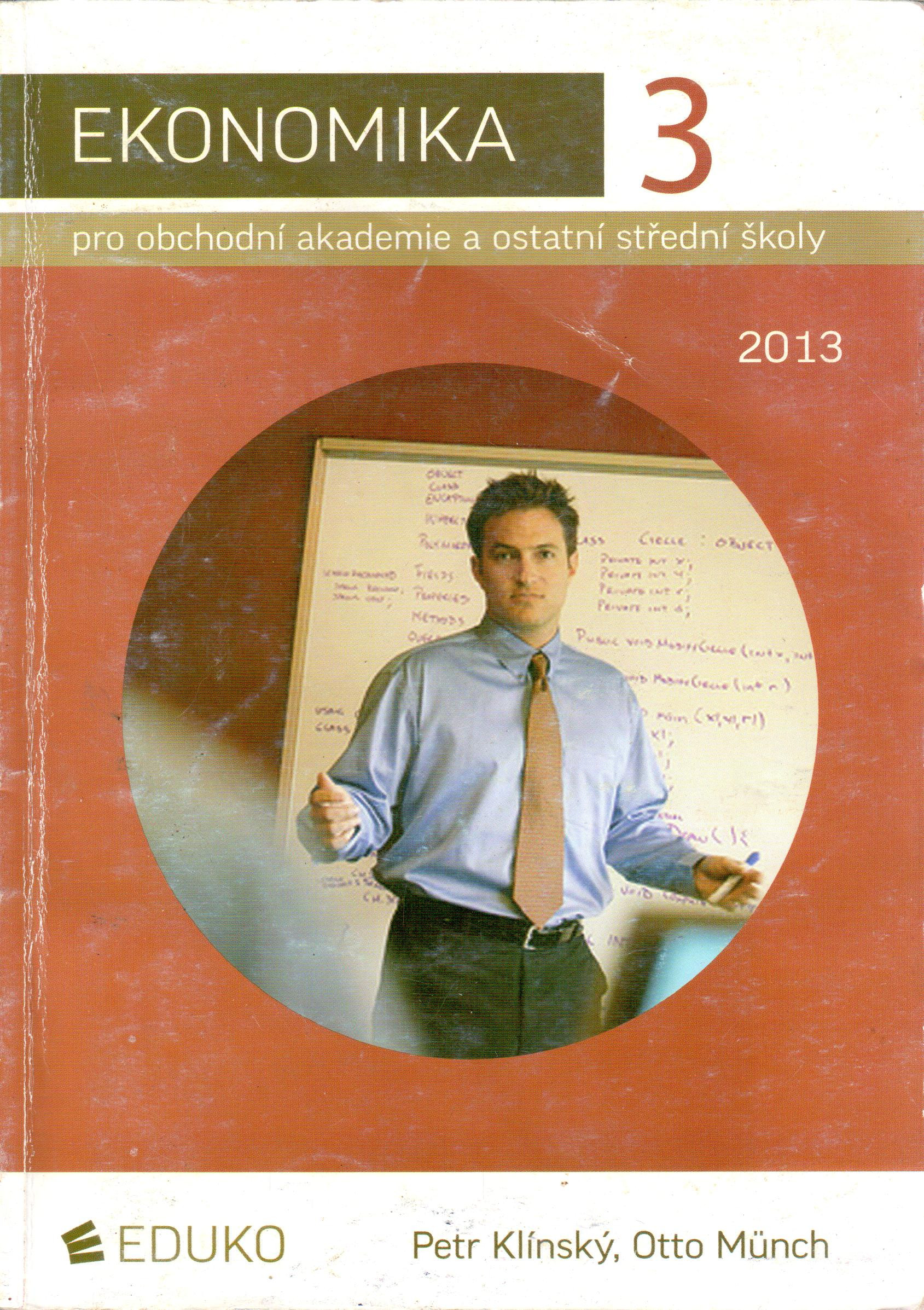 Ekonomika 3 pro obchodní akademie a ostatní střední školy (2013) - Náhled učebnice