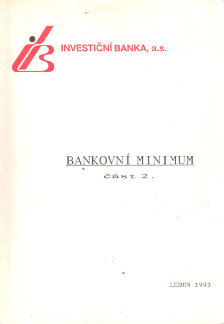 Angličtina : bankovní minimum II. (1993)