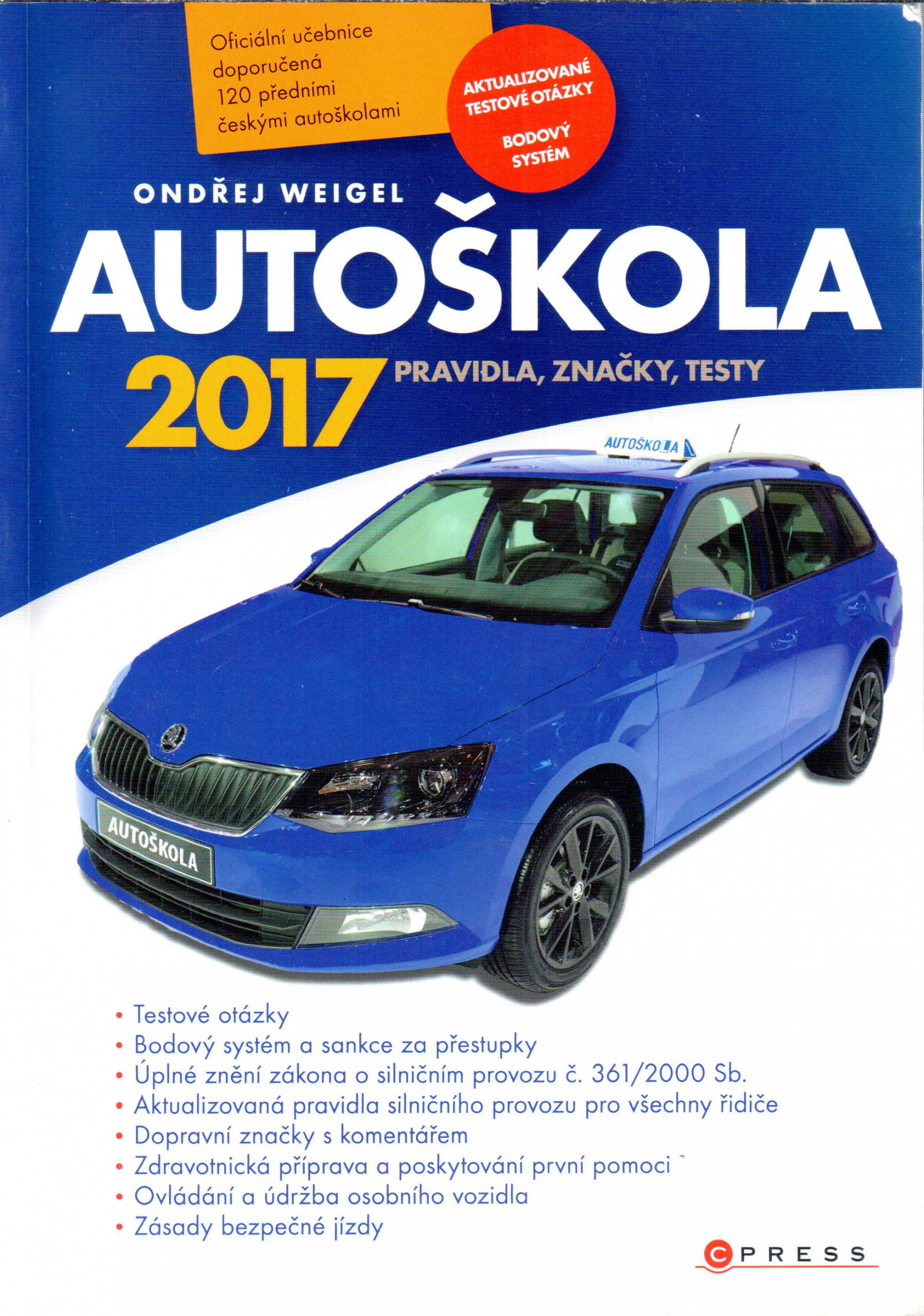 Autoškola 2017 - Náhled učebnice
