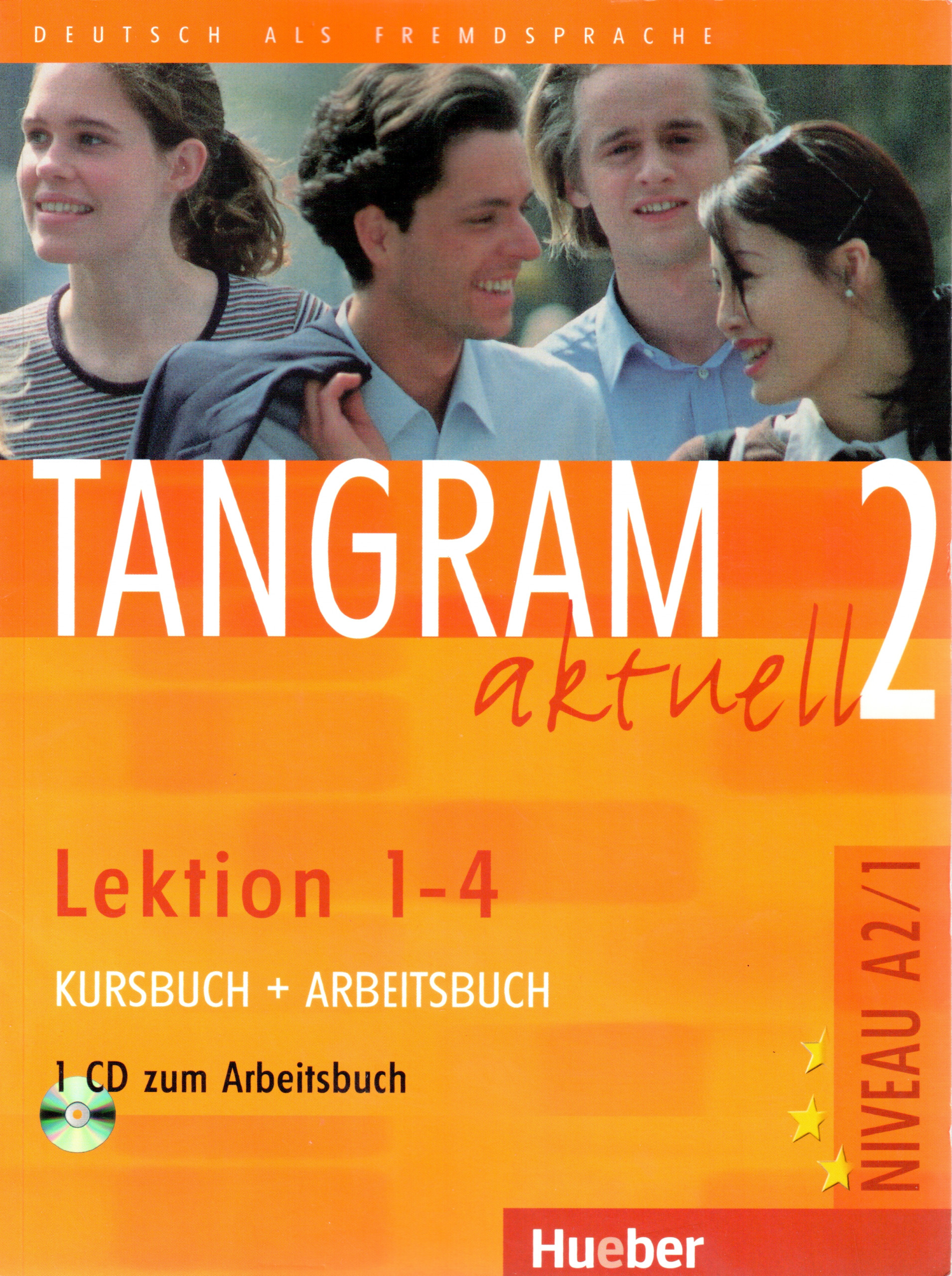 Tangram aktuell 2 (Lektion 1–4) : Kursbuch + Arbeitsbuch (+CD) - Náhled učebnice