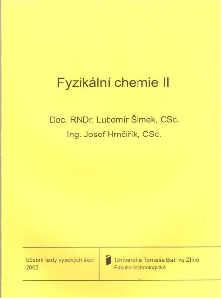 Fyzikální chemie II