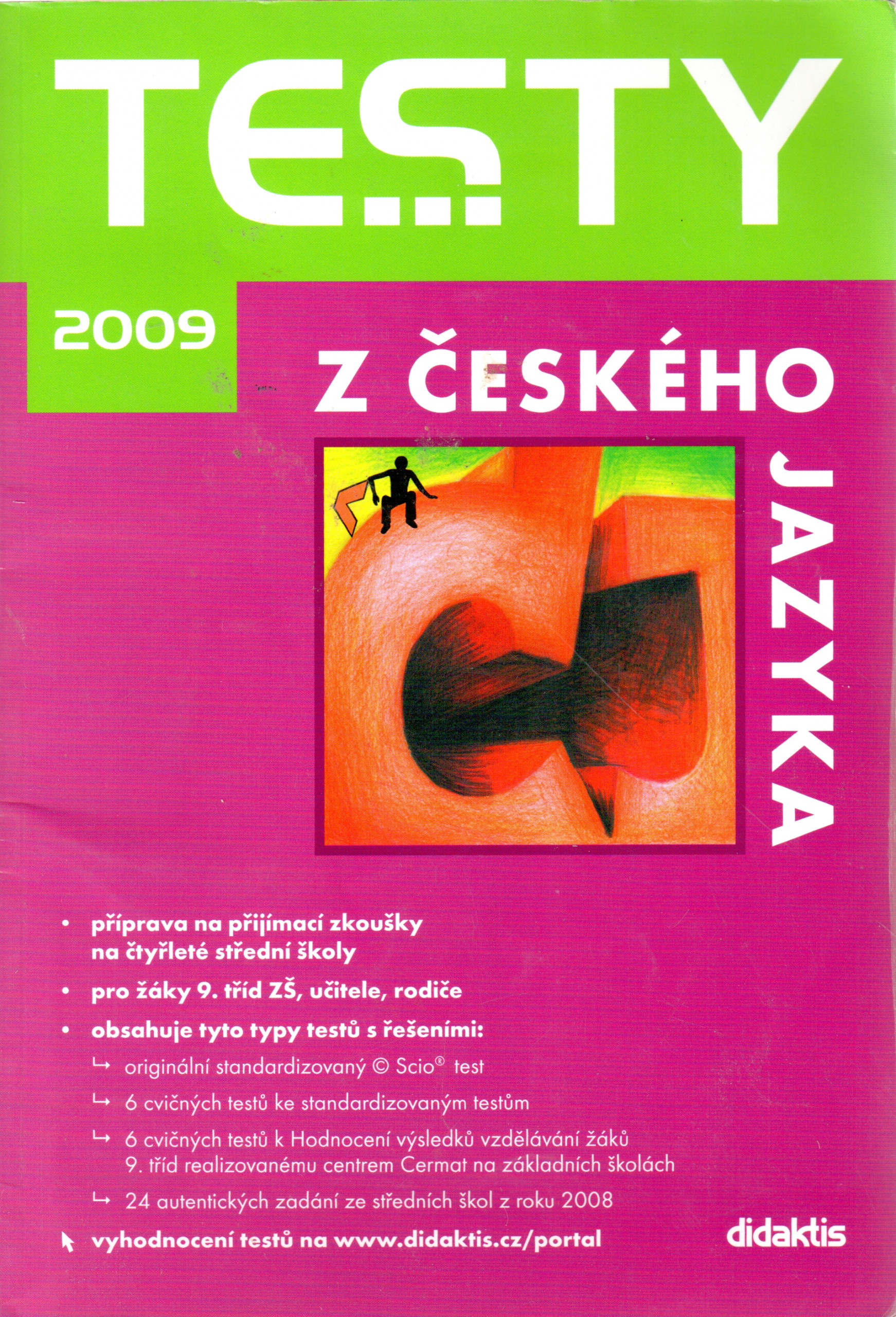 Testy z českého jazyka 2009 - Náhled učebnice