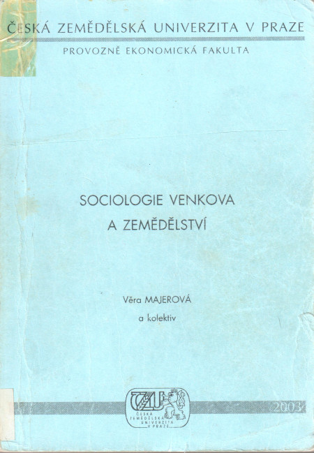 Sociologie venkova a zemědělství (2003)