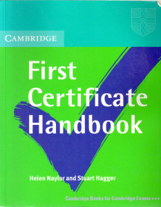 Cambridge : First Certificate Handbook (FCE)